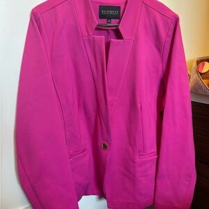 Eloquii Women's Plus Size Pink Blazer